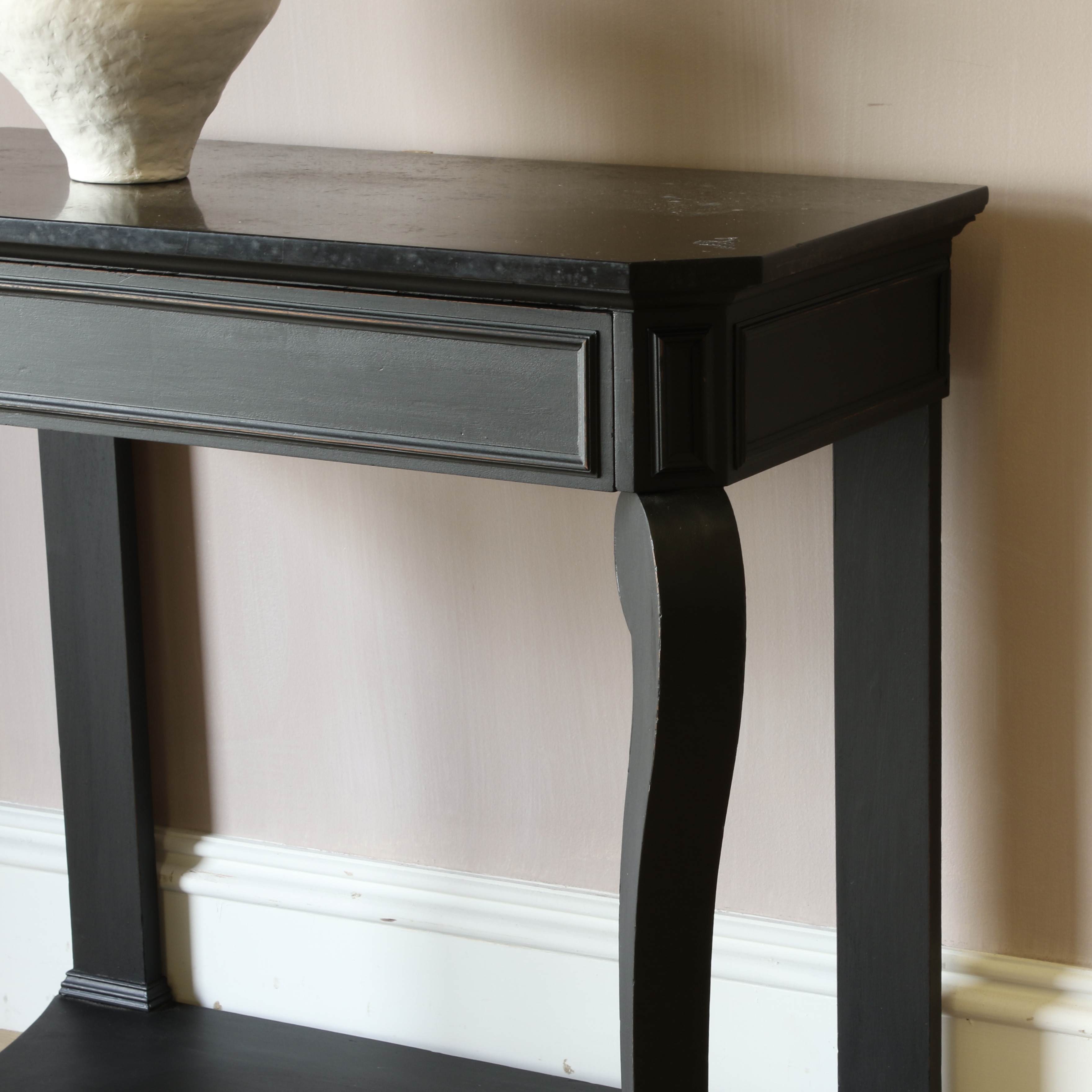 Ebonised Regency Console